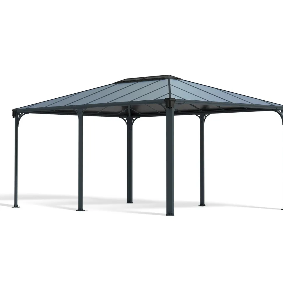 Paviljonki Palram-Canopia Martinique 5000 3,6 x 4,9 m 17,7 m² harmaa