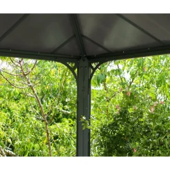 Paviljonki Palram-Canopia Palermo 4300 4,3 x 4,3 m 18,5 m² harmaa
