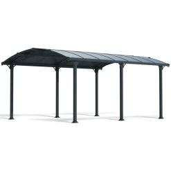 Paviljonki Palram-Canopia Tucson, 15.6m², 3.6x4.3m, harmaa