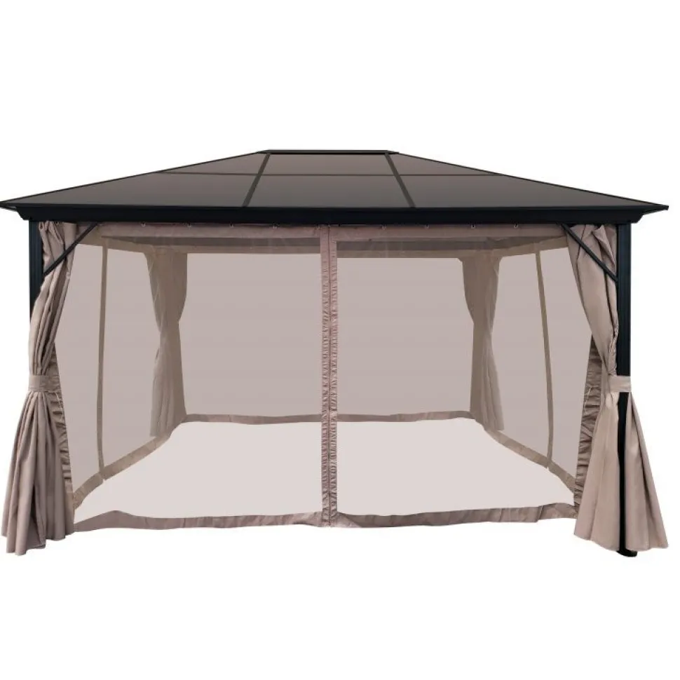 Paviljonki verhoilla AB Polar 3x3 m beige