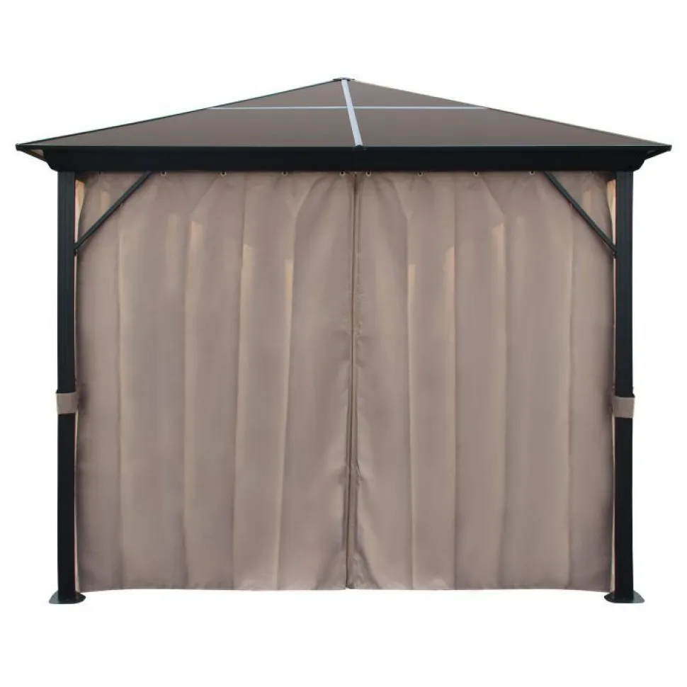 Paviljonki verhoilla AB Polar 3x3 m beige