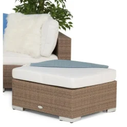 Pehmusteen päällinen Bahamas- divaaniin, valkoinen