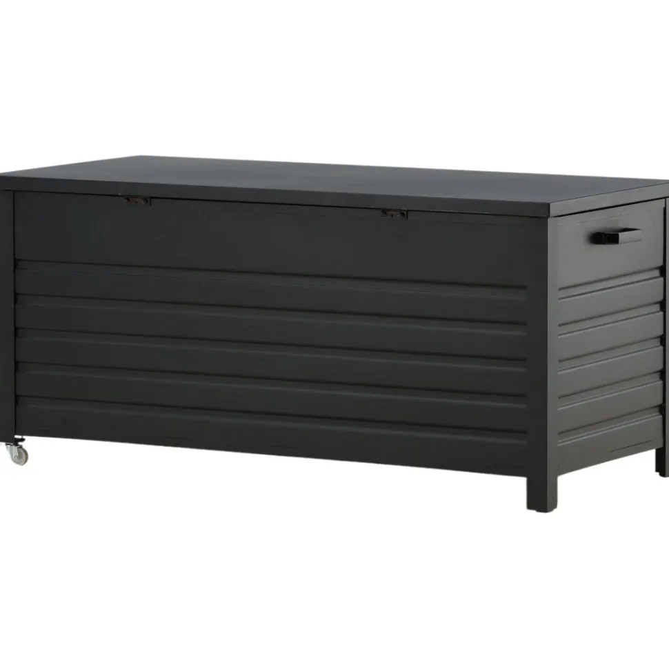 Pehmustelaatikko Venture Home Elsa, 130x60cm, musta