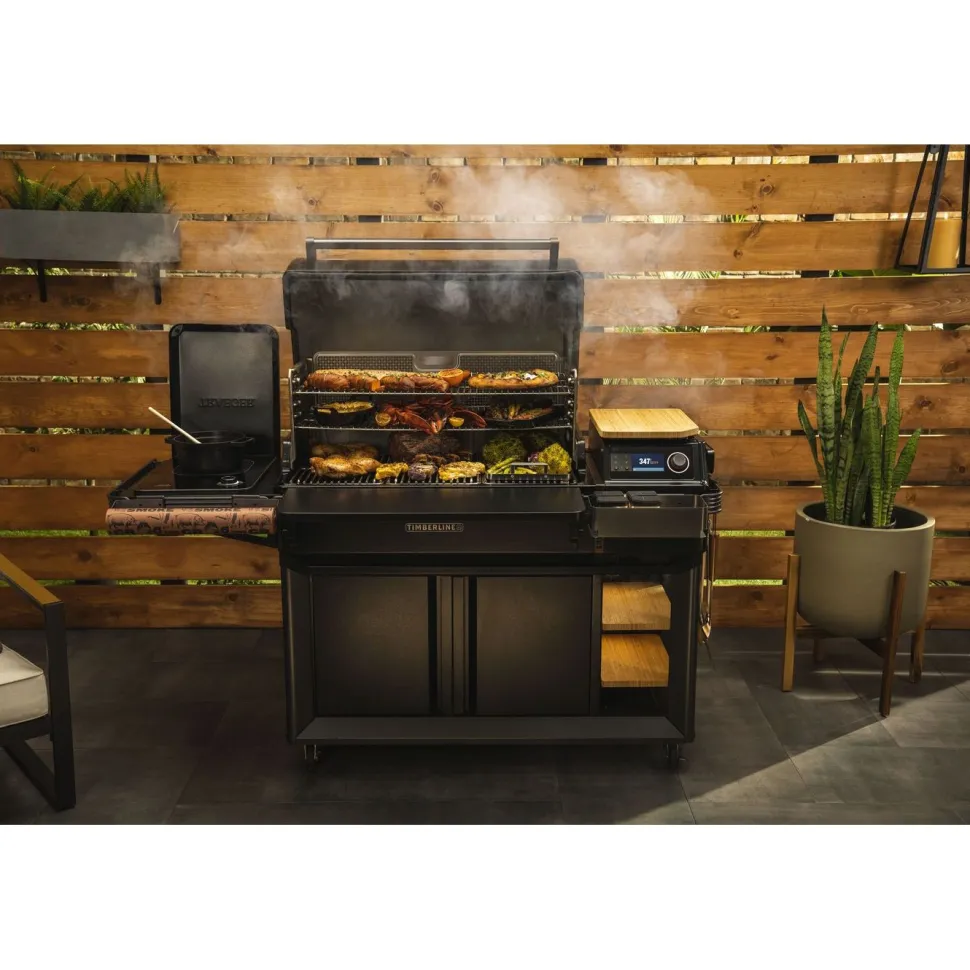 Pellettigrilli Traeger Timberline XL Int, induktioliesi, WiFi