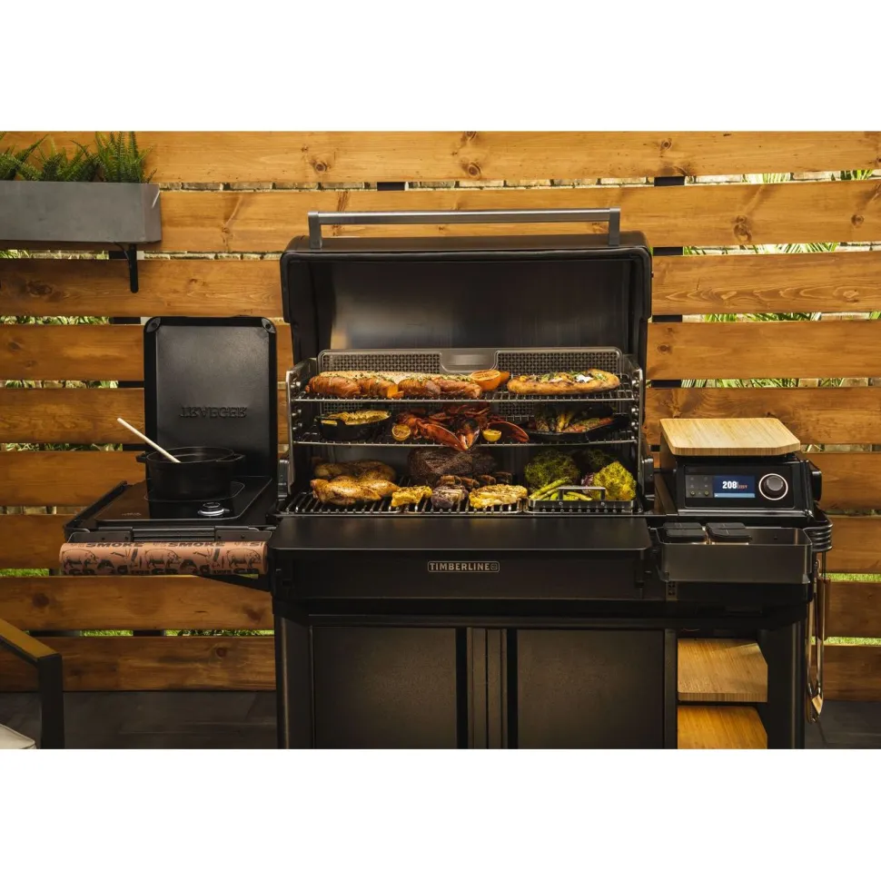 Pellettigrilli Traeger Timberline XL Int, induktioliesi, WiFi