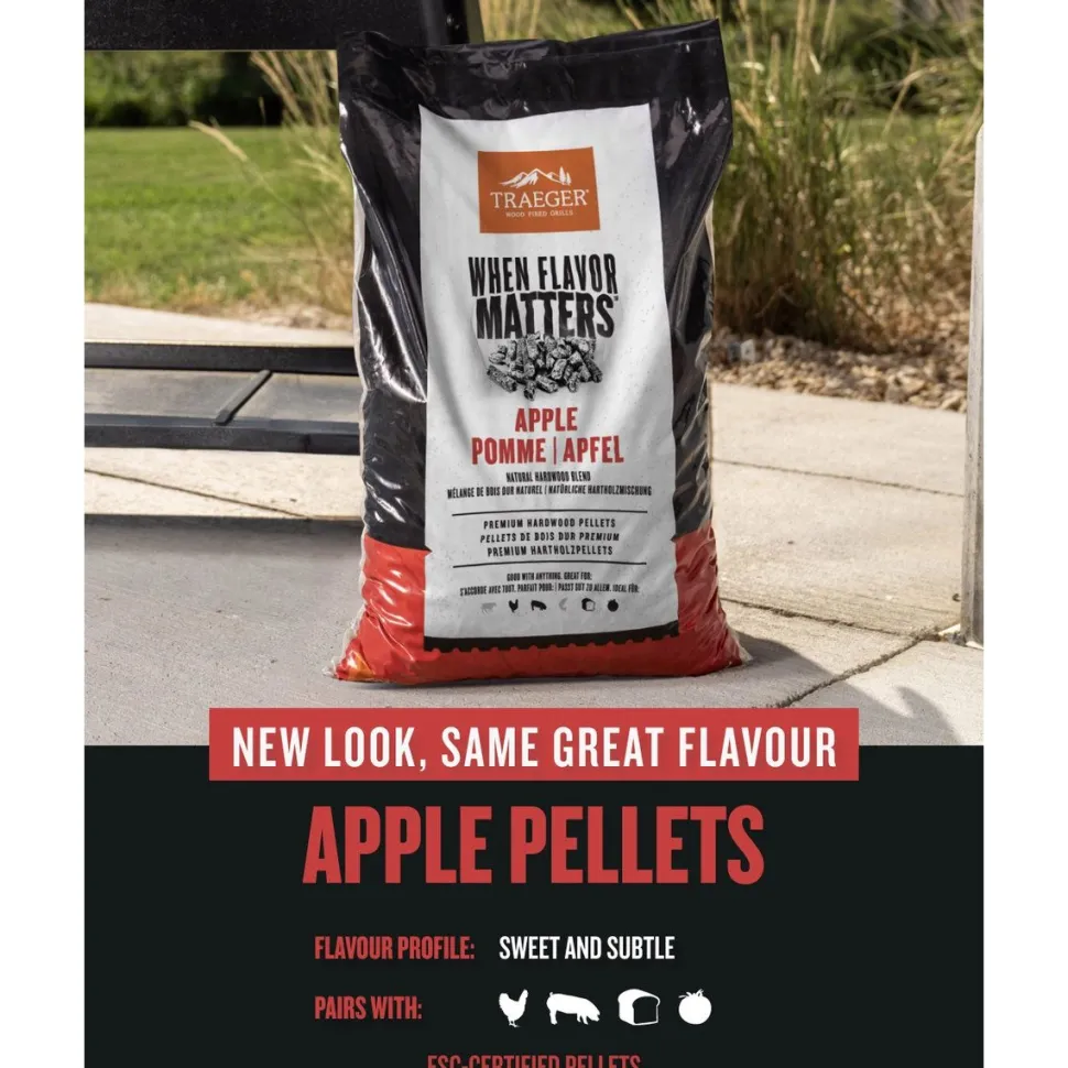 Pelletti Traeger Apple EU, 9kg, omena