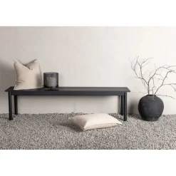 Penkki Venture Home Modena, 180cm, musta alumiini