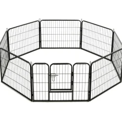 Pentuaitaus, 8 paneelia, 60x80cm, teräs, musta