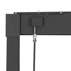 Pergola Home4You Mirador-80, 300x300cm, tummanharmaa