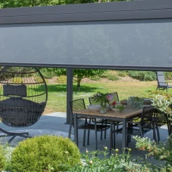 Pergolan rullakaihdin Home4You Mirador-80/88(3m), 27,9x22,45cm, harmaa