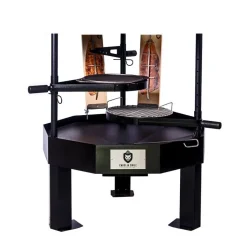 Pihagrilli Carelia Grill® 9K-100 matala ilman huuvaa musta