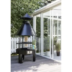 Pihagrilli Carelia Grill® 9K-80 matala musta