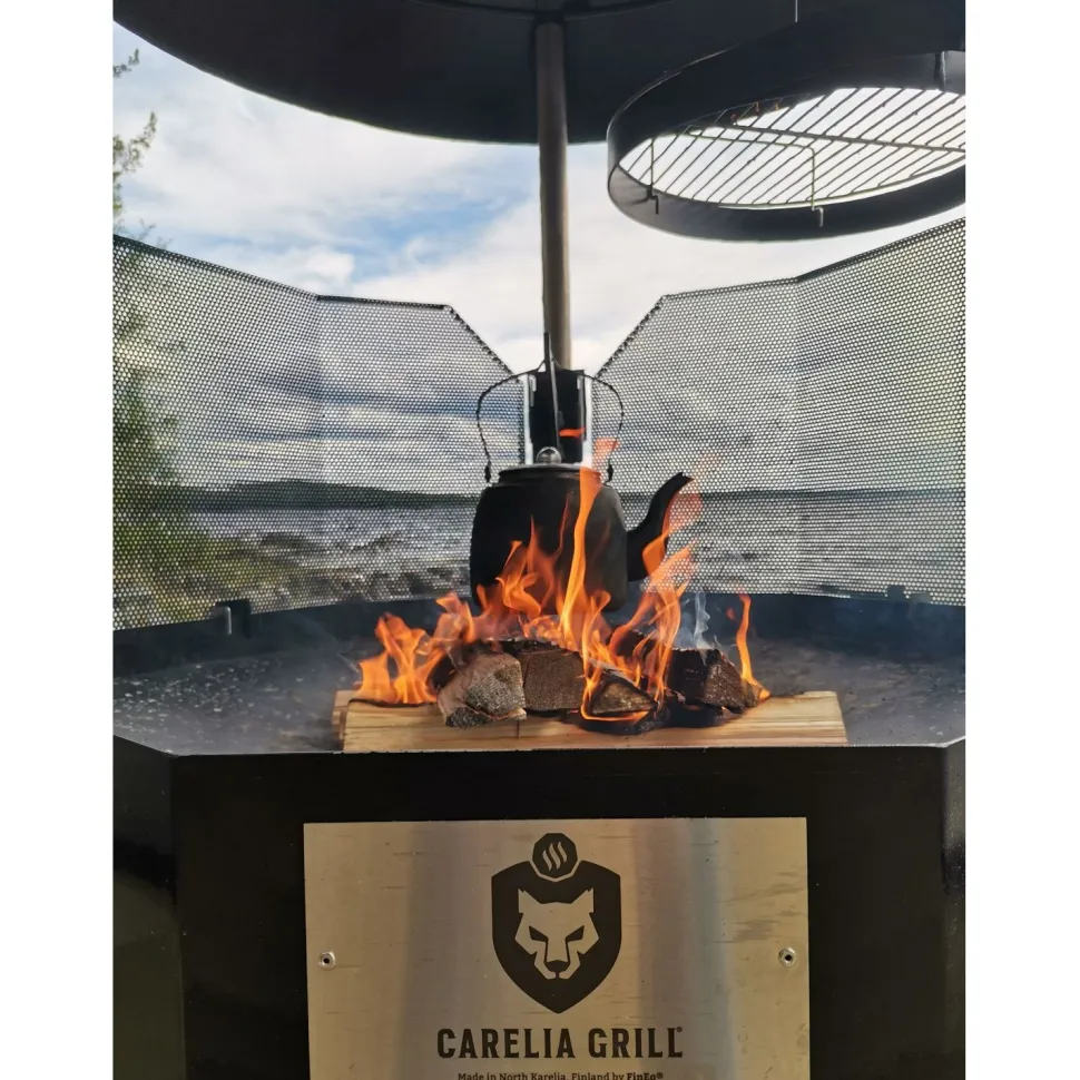 Pihagrilli Carelia Grill® 9K-100 Premium matala musta
