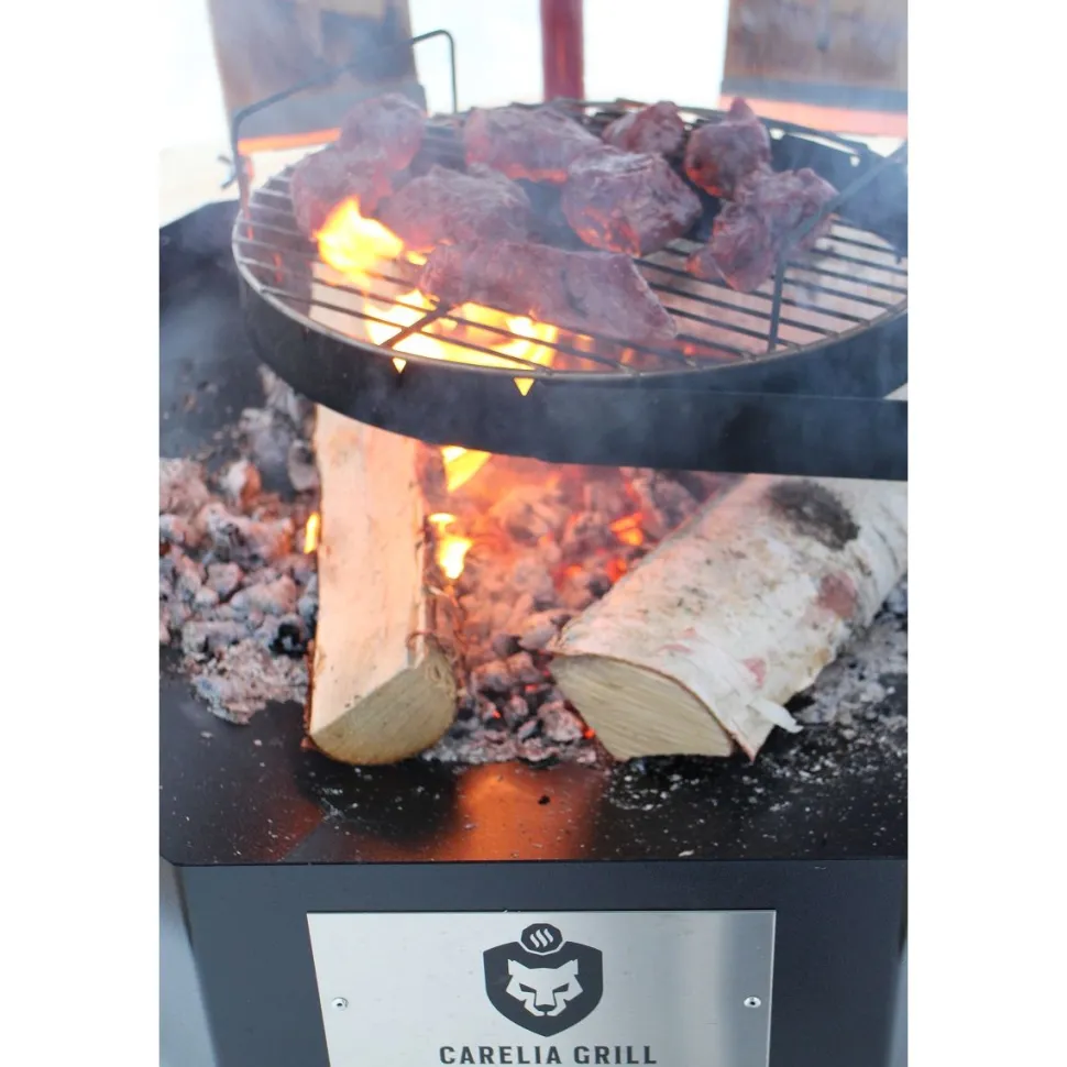 Pihagrilli Carelia Grill® 9K-100 Premium matala musta