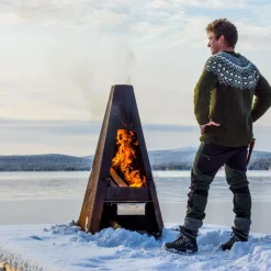 Pihagrilli FIREHUT® 1415x760x750 mm corten teräs