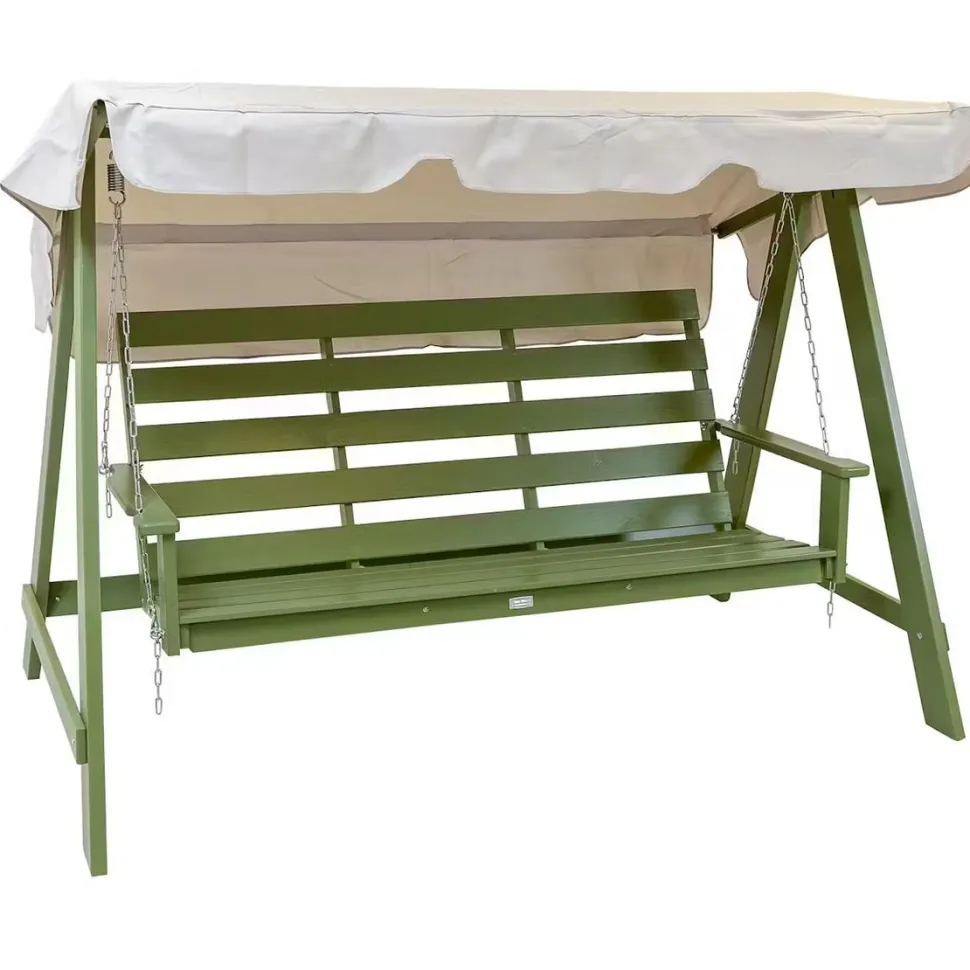 Pihakeinu Eden Wood Mellby 3-istuttava, leveys 210cm, harmaa