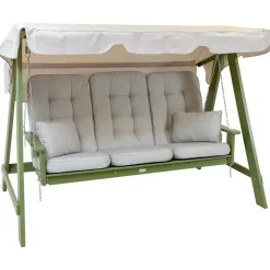 Pihakeinu Eden Wood Mellby 3-istuttava, leveys 210cm, harmaa
