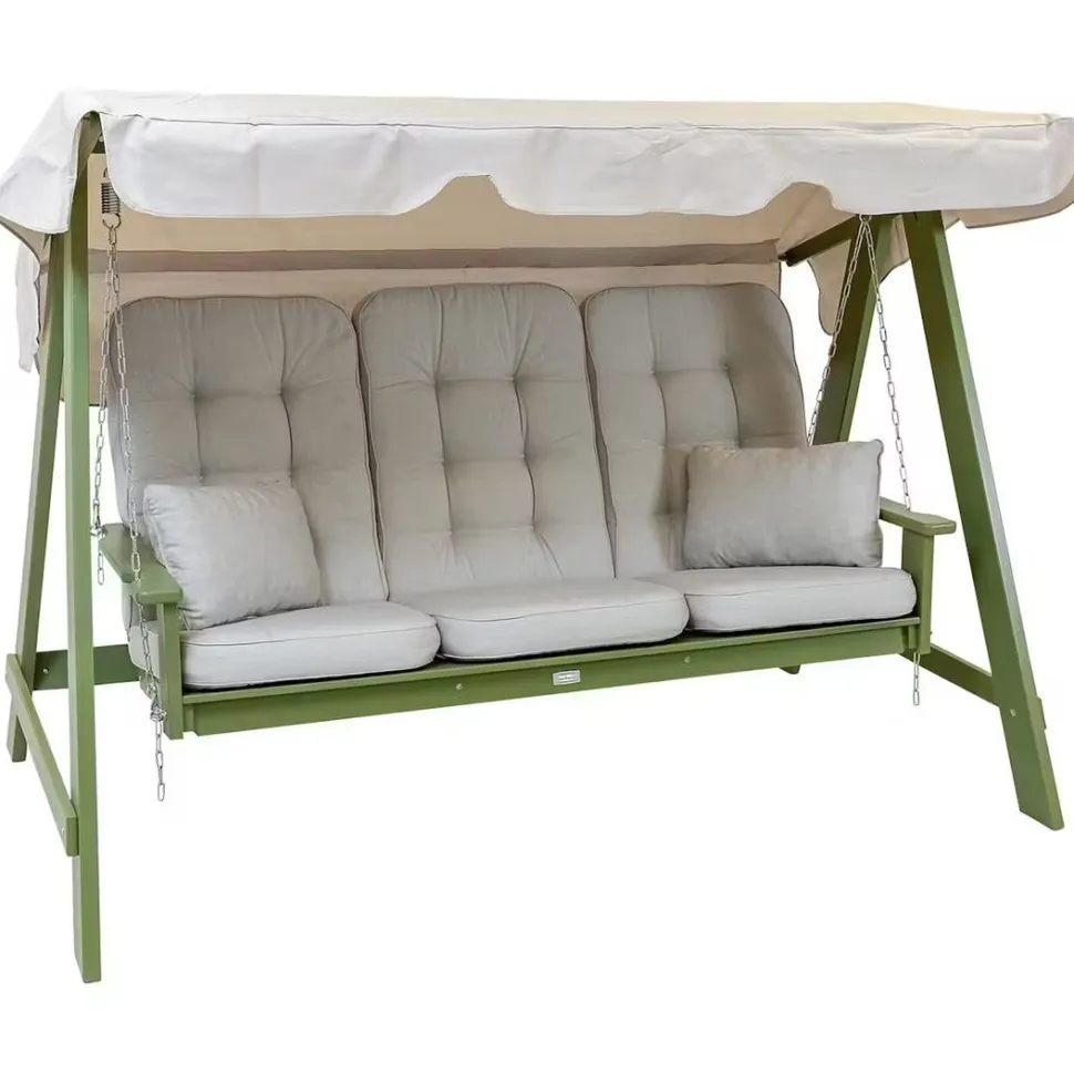 Pihakeinu Eden Wood Mellby 3-istuttava, leveys 210cm, harmaa