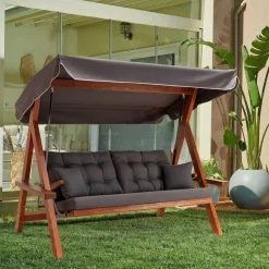 Pihakeinu Linento Garden Lyon 3-istuttava beige