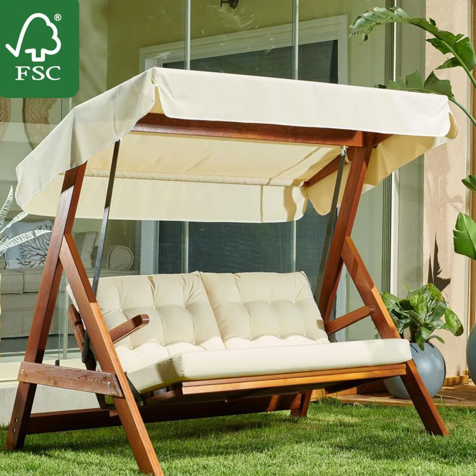 Pihakeinu Linento Garden Paris 2000, 3-istuttava, beige