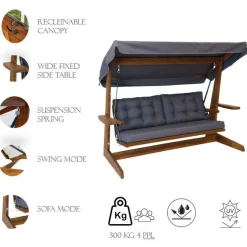 Pihakeinu Linento Garden Viva 2400, 3-istuttava, beige