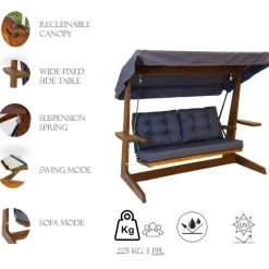 Pihakeinu Linento Garden Viva 2200, 3-istuttava, beige