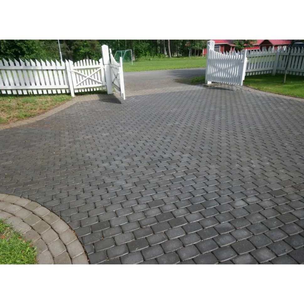 Pihakivi Lakka Klassikkokivi 80 172 x 115 mm musta