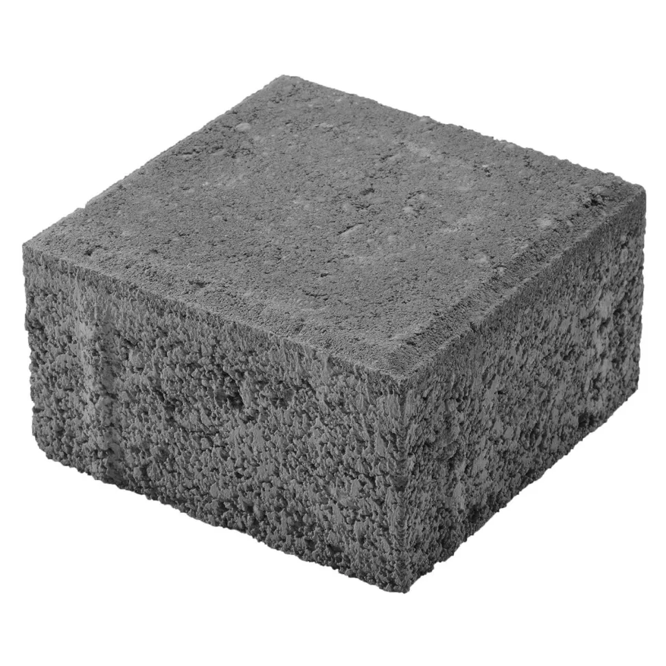 Pihakivi Lakka Nupukivi 60 138 x 138 mm musta