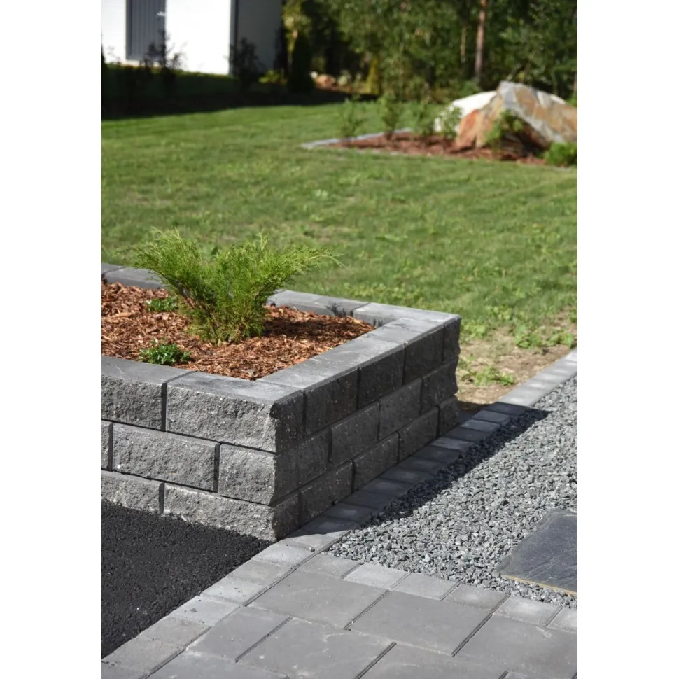 Pihakivi Lakka Nupukivi 60 138 x 138 mm punainen