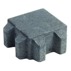 Pihakivi Lakka Nurmikivi 80 140x140x80 mm musta