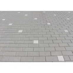 Pihakivi Rudus Kartanokivi 80 278x138x80 mm sileä harmaa