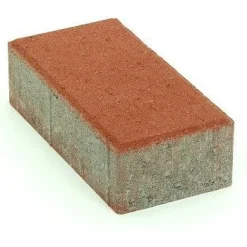 Pihakivi Rudus Kartanokivi 80 278x138x80 mm sileä punainen