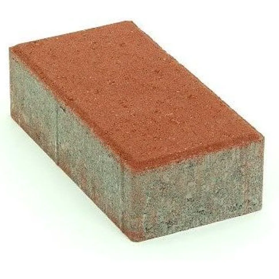 Pihakivi Rudus Kartanokivi 80 278x138x80 mm sileä punainen