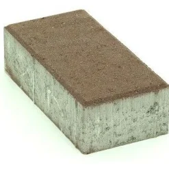 Pihakivi Rudus Kartanokivi 80 278x138x80 mm sileä ruskea