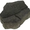 Pihakivi Rudus Luotokivi 336x246x80 mm profiloitu mustaharmaa