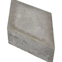 Pihakivi Rudus Rombakivi 80 334x197x80 mm sileä harmaa