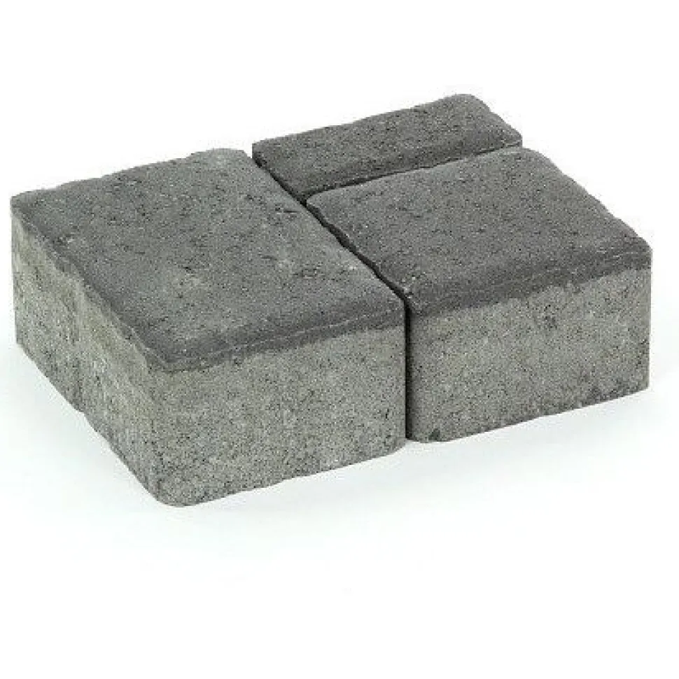 Pihakivisarja Rudus Milano-kivet 80 mm sileä musta