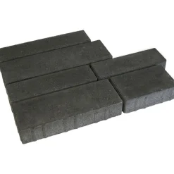 Pihakivisarja Rudus Piano-kivet 80 mm sileä musta