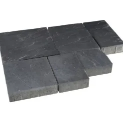 Pihakivisarja Rudus Roomalaiset isot kivet 80 mm profiloitu musta
