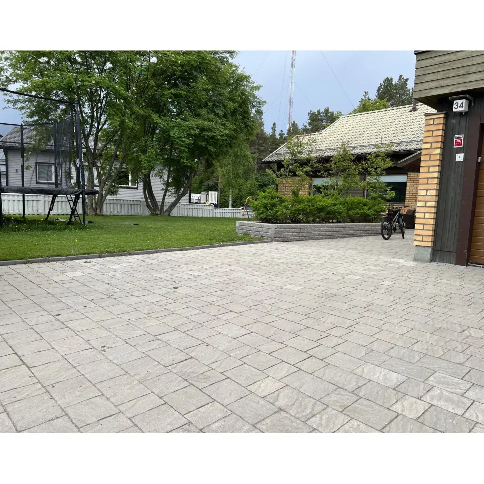 Pihakivisarja Rudus Torino-kivet 60 mm profiloitu harmaa