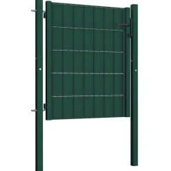 Pihaportti teräs 100x81cm vihreä