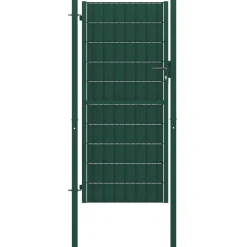 Pihaportti teräs 100x204cm vihreä