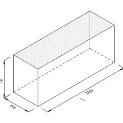 Pihatiili Penter DF 200x64x85 mm Siena