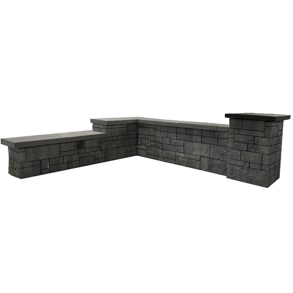 Pilarikansi Rudus Opus, 60x560x560mm, harmaa
