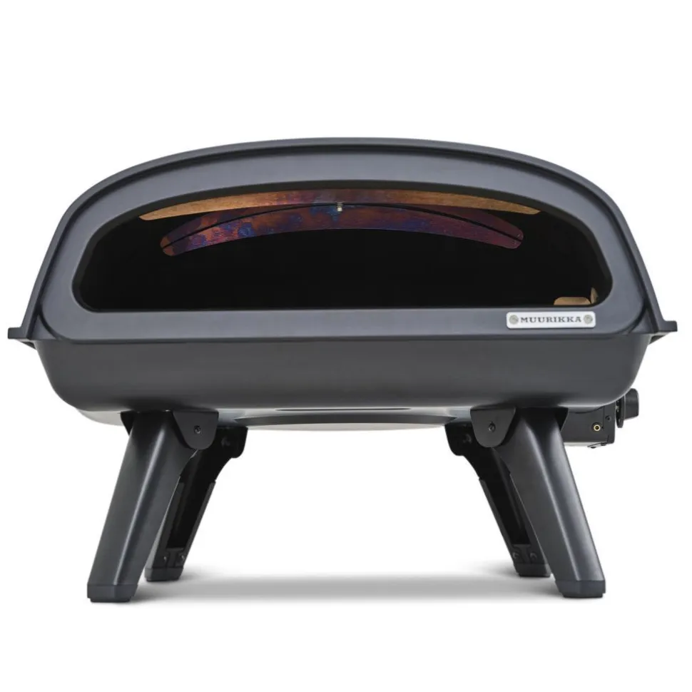 Pizzauuni Muurikka 16", kaasu, musta