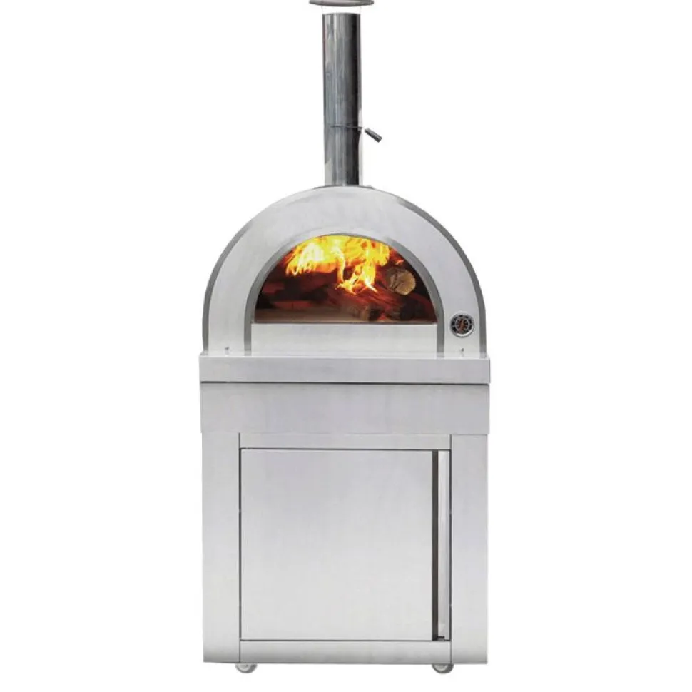 Pizzauuni Myoutdoorkitchen Classic Line Stainless Naples, puulämmitteinen, rst