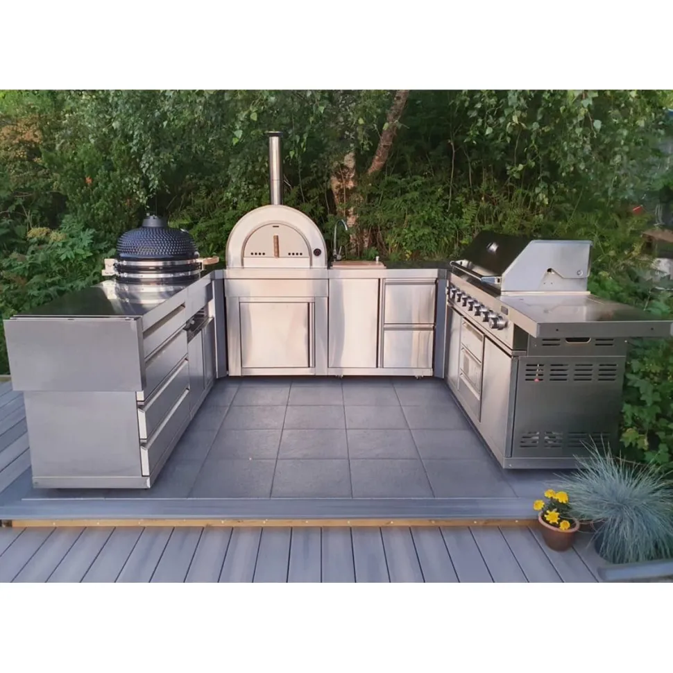 Pizzauuni Myoutdoorkitchen Classic Line Stainless Naples, puulämmitteinen, rst