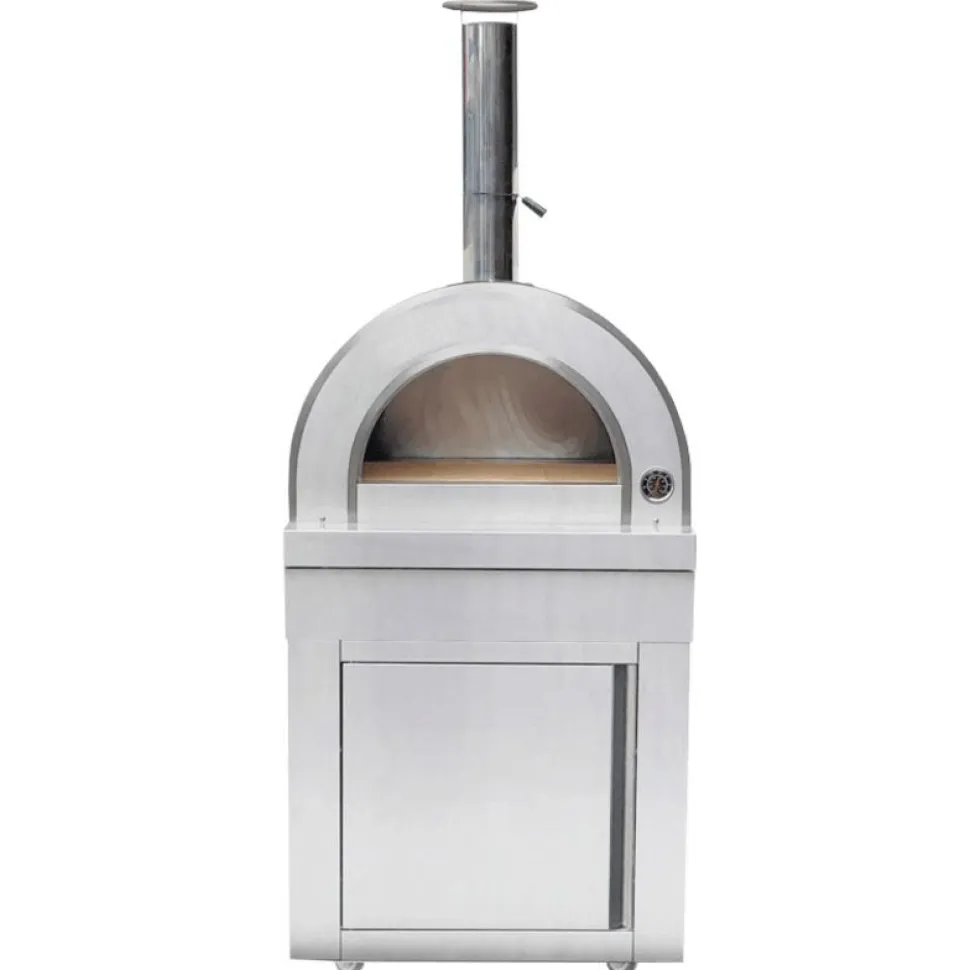 Pizzauuni Myoutdoorkitchen Classic Line Stainless Naples, puulämmitteinen, rst
