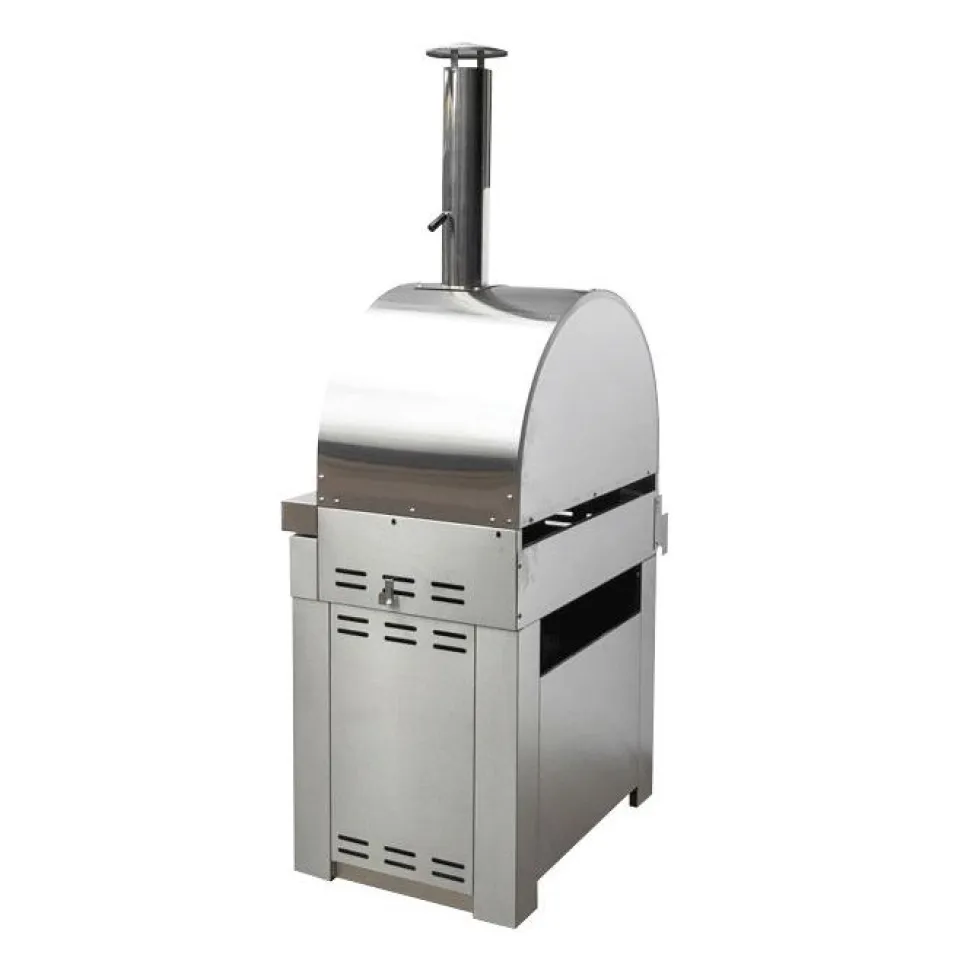 Pizzauuni Myoutdoorkitchen Classic Line Stainless Naples, puulämmitteinen, rst