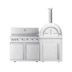 Pizzauuni Myoutdoorkitchen Classic Line Stainless Naples, puulämmitteinen, rst